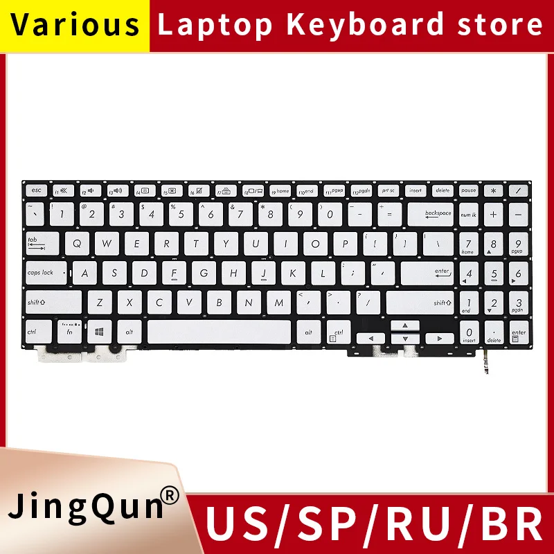 

Original US laptop keyboard For ASUS ZenBook Flip 15 UX562F UX562FA UX562FD UX562FDX UX562FAC UX562UG Backlight