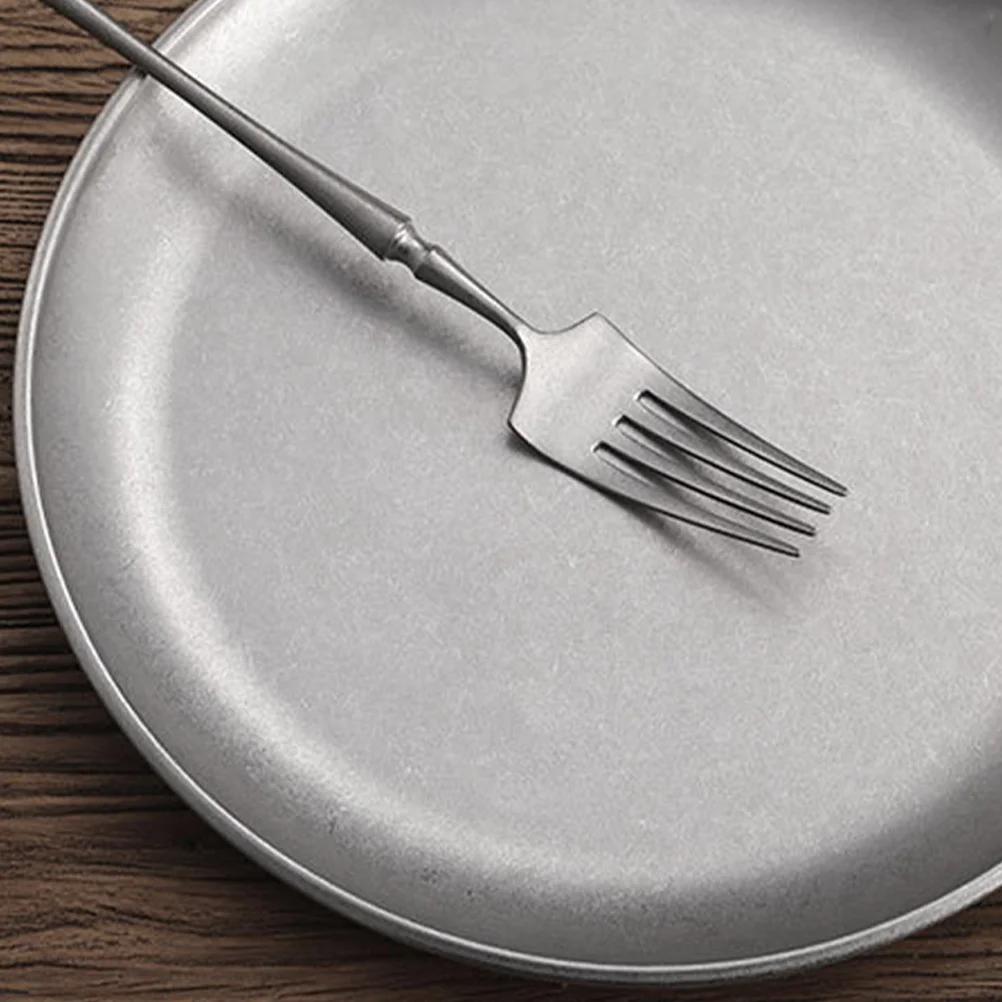 

Multi-Function Grill Pan Round Stainless Steel Baking Tray For Bbq Seafood Pizza Serving Dish Wear-Resistant Reusable