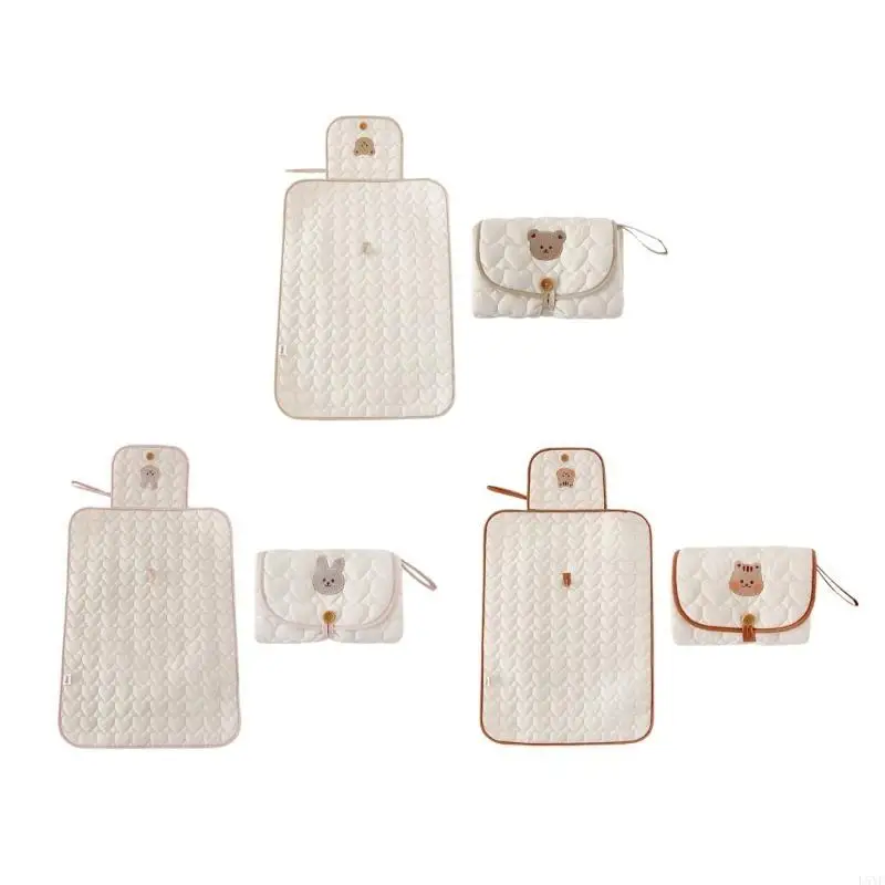 وسادة تغيير حفاضات الأطفال المحمولة L5YF مقاومة للماء ومحطة حصيرة السفر #2