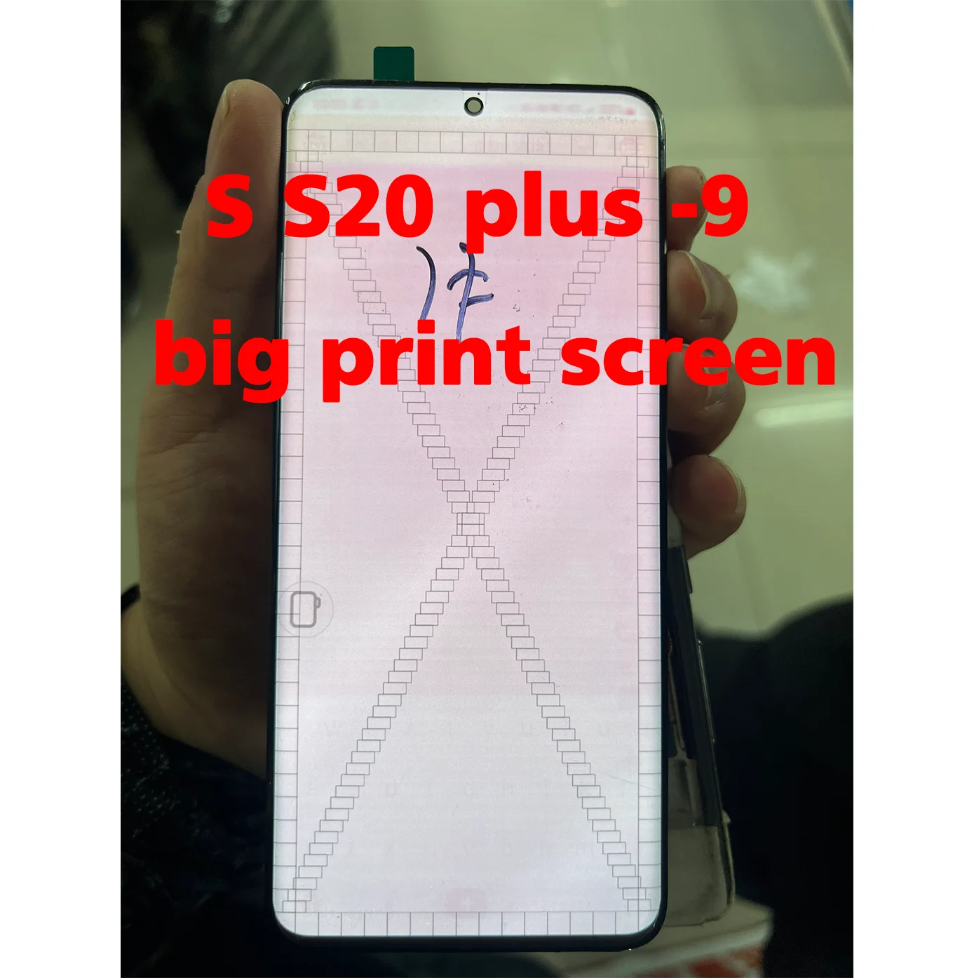 6.7''Defect No Frame LCD Display Touch Screen Digitizer Black spots parts For S20 Plus G986B LCD AMOLED For Samsung S20 Plus LCD