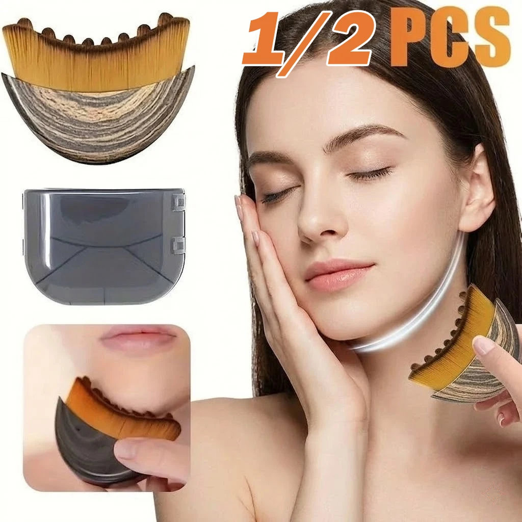Lymphatic Contour Face Brush,Chin &Jawline Sculpting,Drainage Massager for Face,Ergonomically Designed to Fit The Skin Precisely