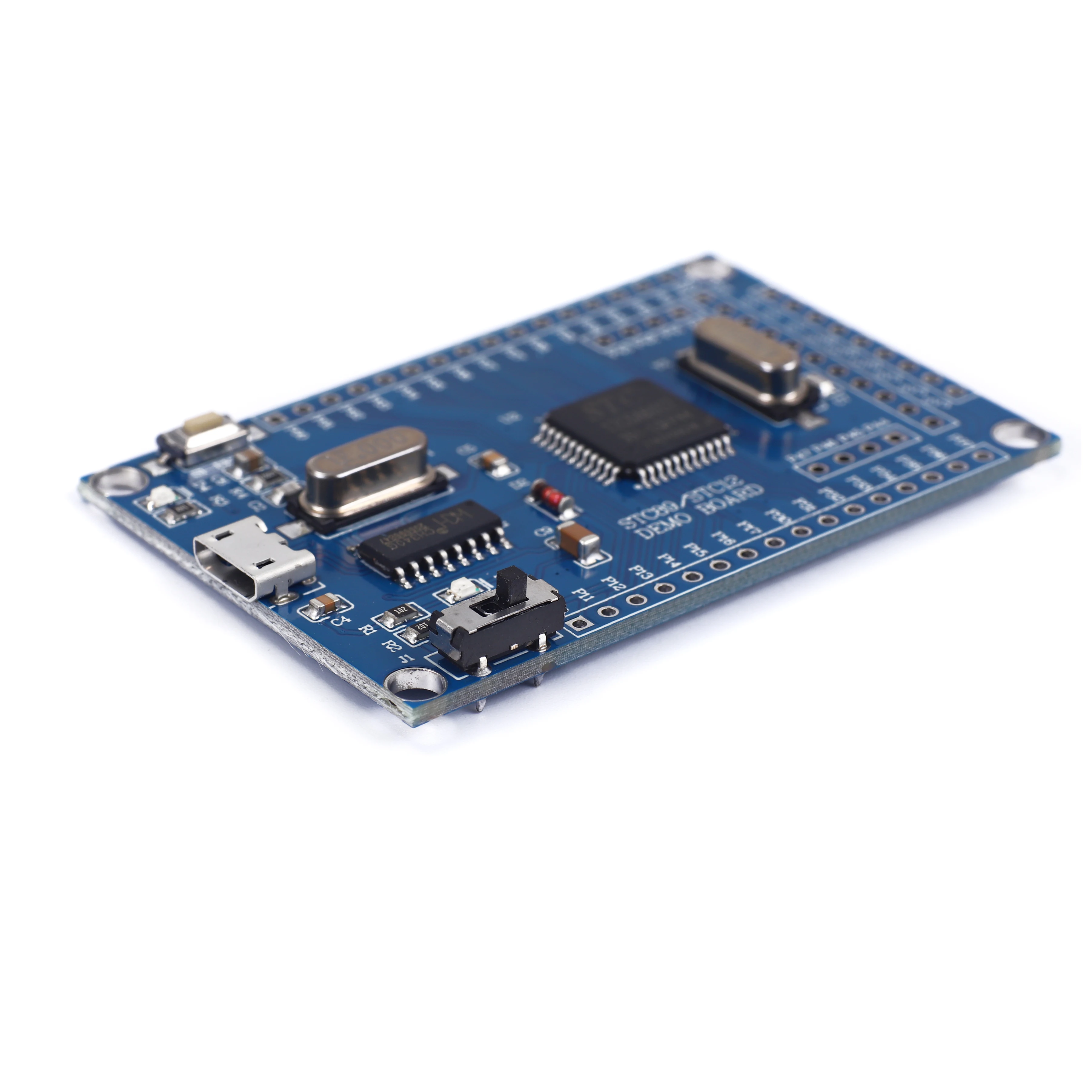 STC12 الأساسية مجلس STC12C5A60S2 51 شريحة واحدة الحد الأدنى تطوير النظام لوحة تعليمية المزدوج المنفذ التسلسلي أجزاء عدة