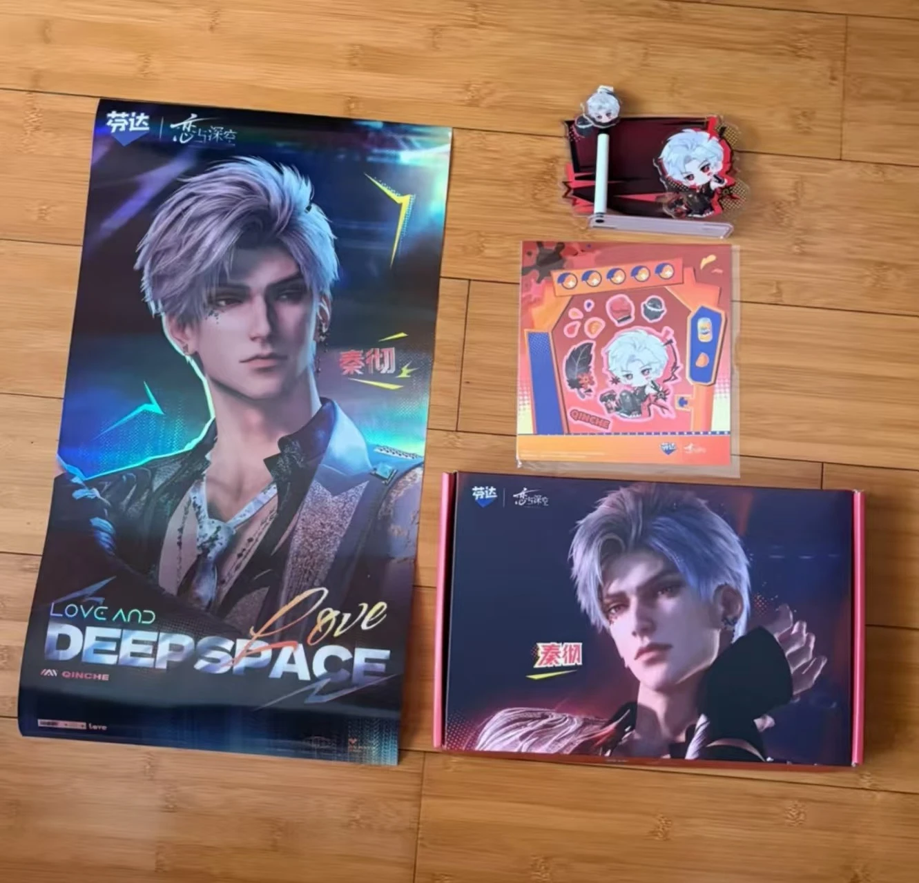 In Stock Official Love and Deepspace Fanta Sylus Xavier Caleb Zayne Rafayel Laser Poster Acrylic Message Board Sign Pen Sticker