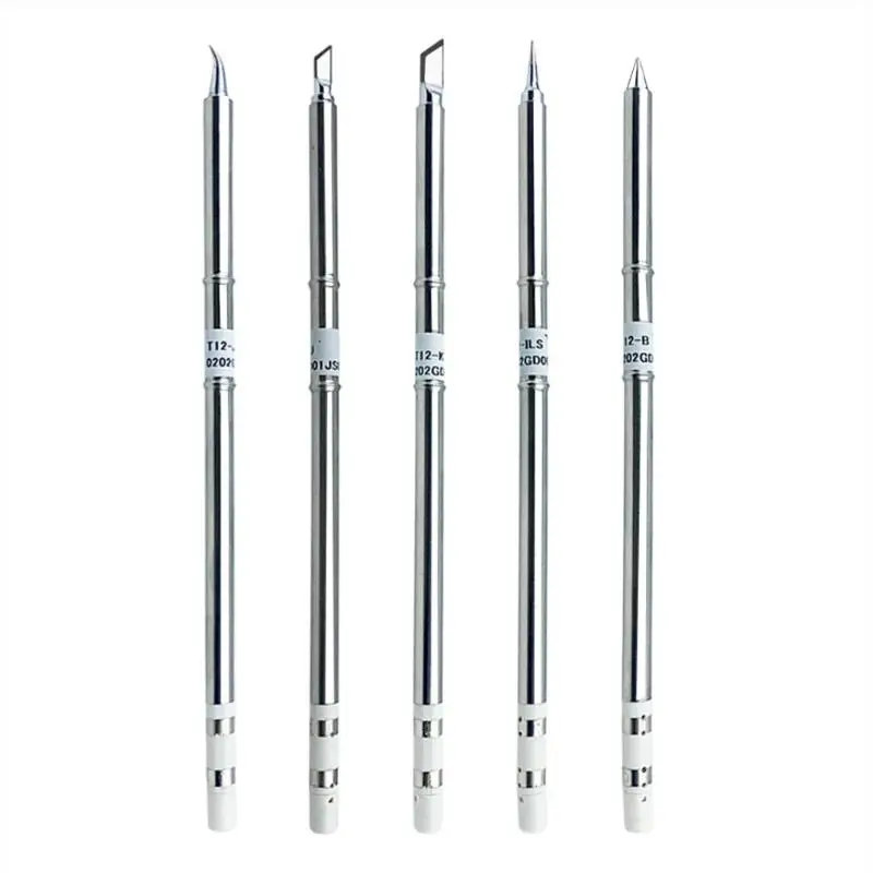 1PCS Pontas de Ferro de Solda T12 I ILS J02 JL02 K KU para Estação de Solda Elétrica Hakko FX951 DIY T12 Ferramenta de Soldagem