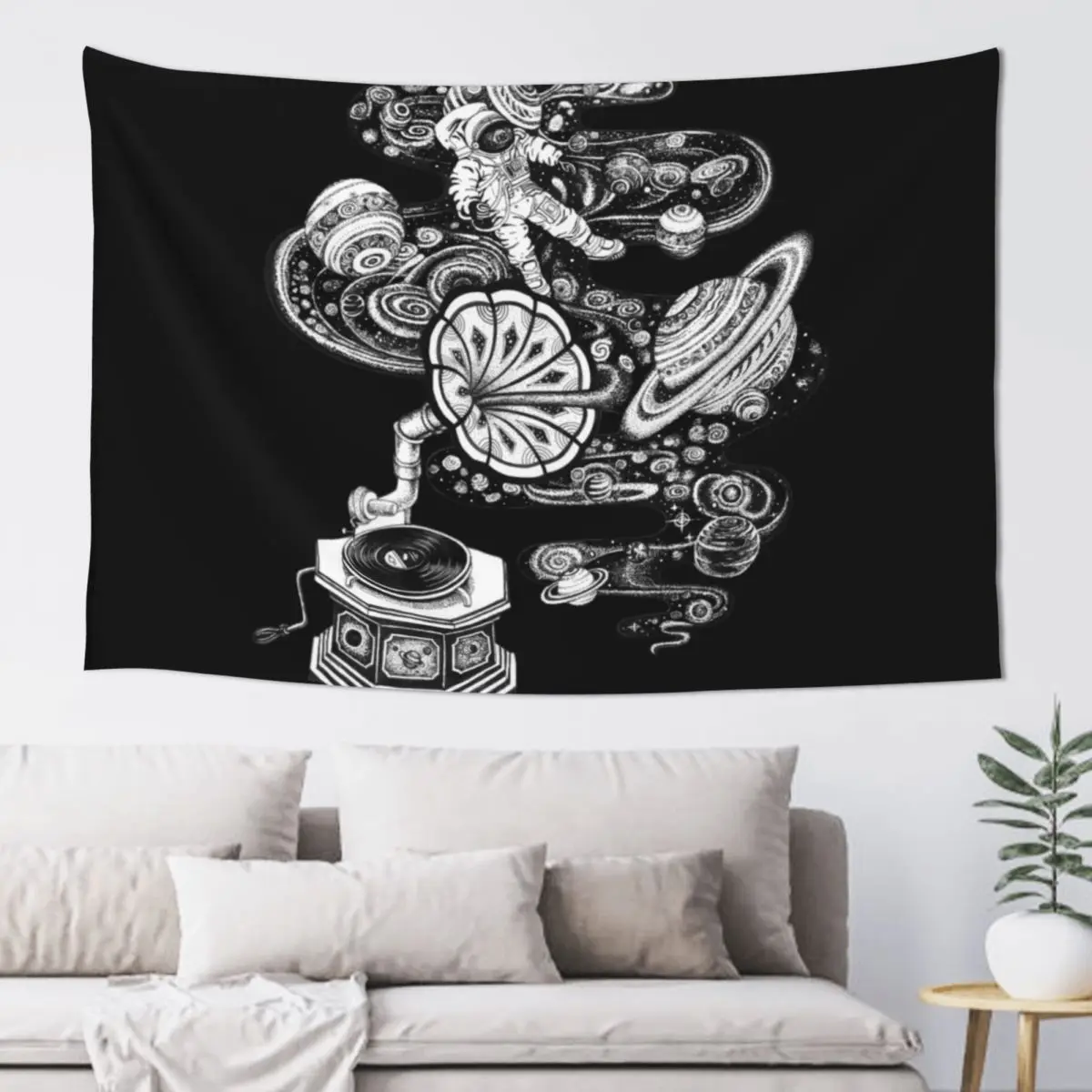 

Space Music Tapestry Wall Hangings Decoration Cute Room Things Japanese Room Decor Tapestry