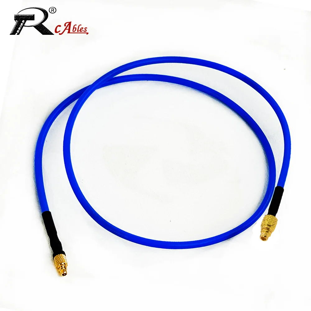 RG 405 Cable 50Ohm RF Coaxial Cable MMCX MCX Male to  Male Plug Right Angle  Adapter wire for Professional Use Pigtail Jumper