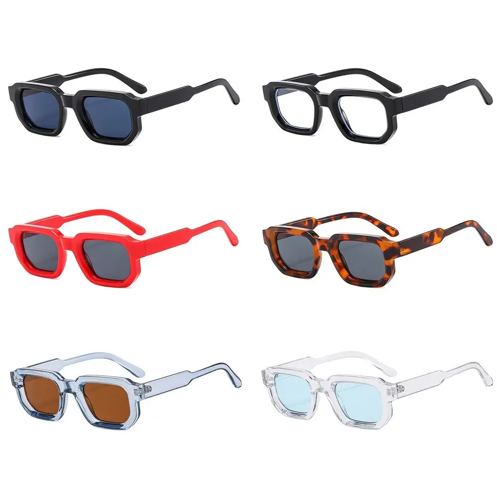 Small Square Frame Sunglasses Fashion UV400 Protection Punk Sun Glasses Shades for Women & Men