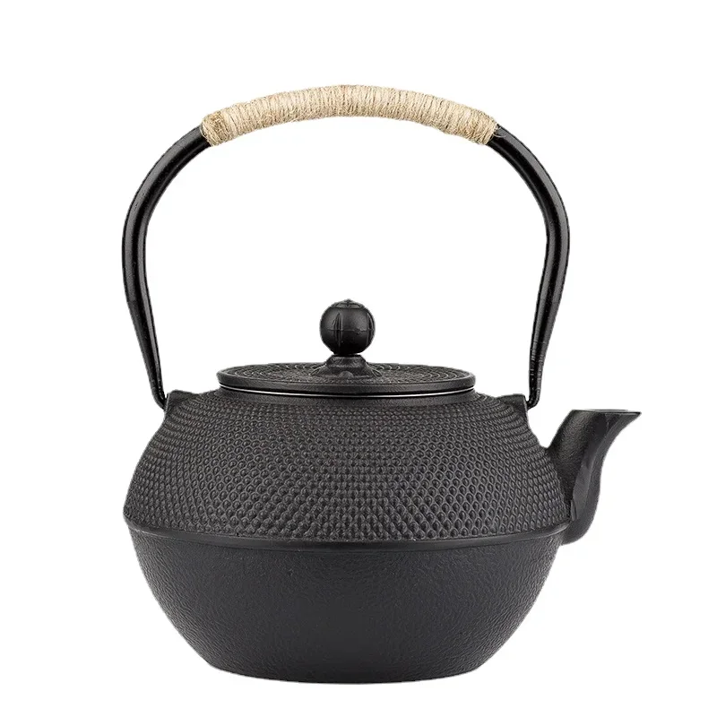 Japanese Iron Tea Pot with Stainless Steel Infuser Cast Iron Teapot Tea Kettle for Boiling Water Oolong Tea 600/800/1200ML