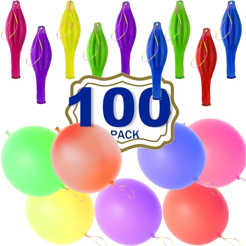 100 sztuk balony dziurkujące z elastyczną opaską potrząśnij klaskanie balon fitness zabawki dla dzieci zagęścić zabawne piłki dekoracja urodzinowa