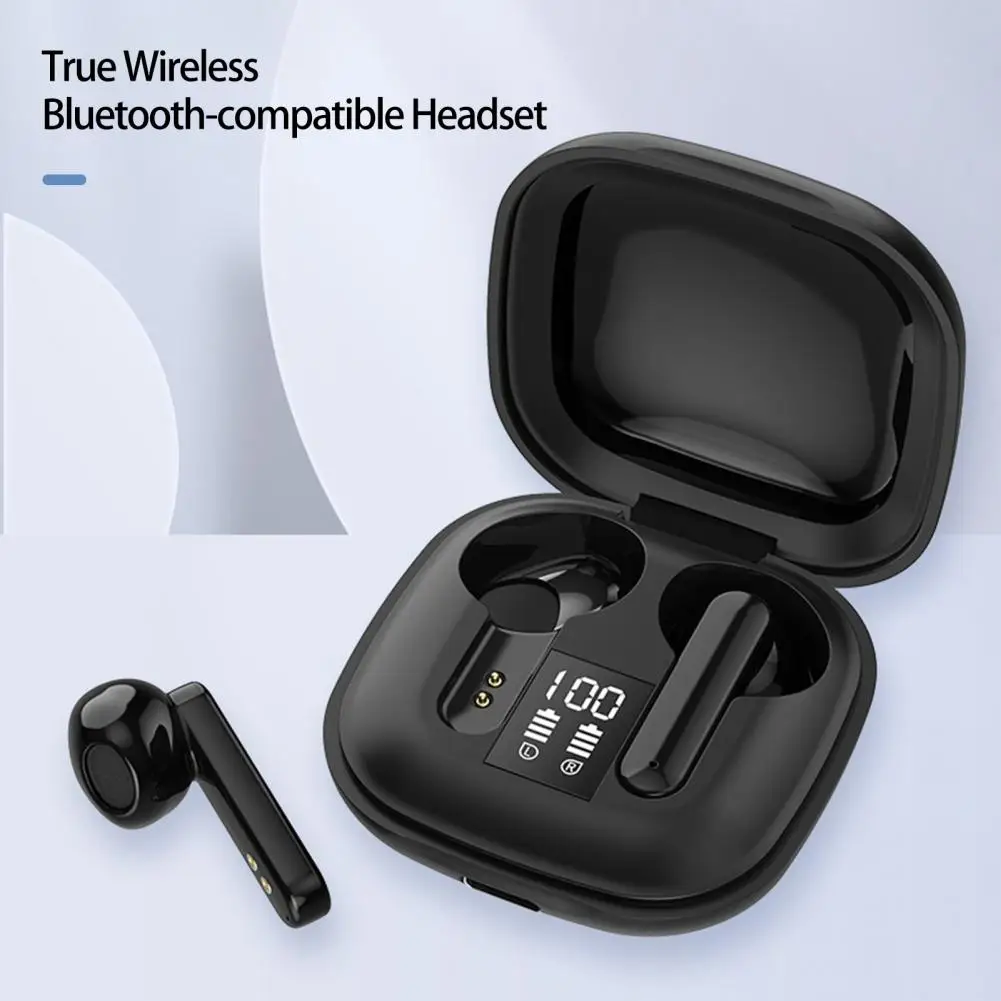 

1 Set Useful Stereo Surround Automatic Connection Bluetooth-compatible 5.2 True Wireless Earphones Set Phone Supplies