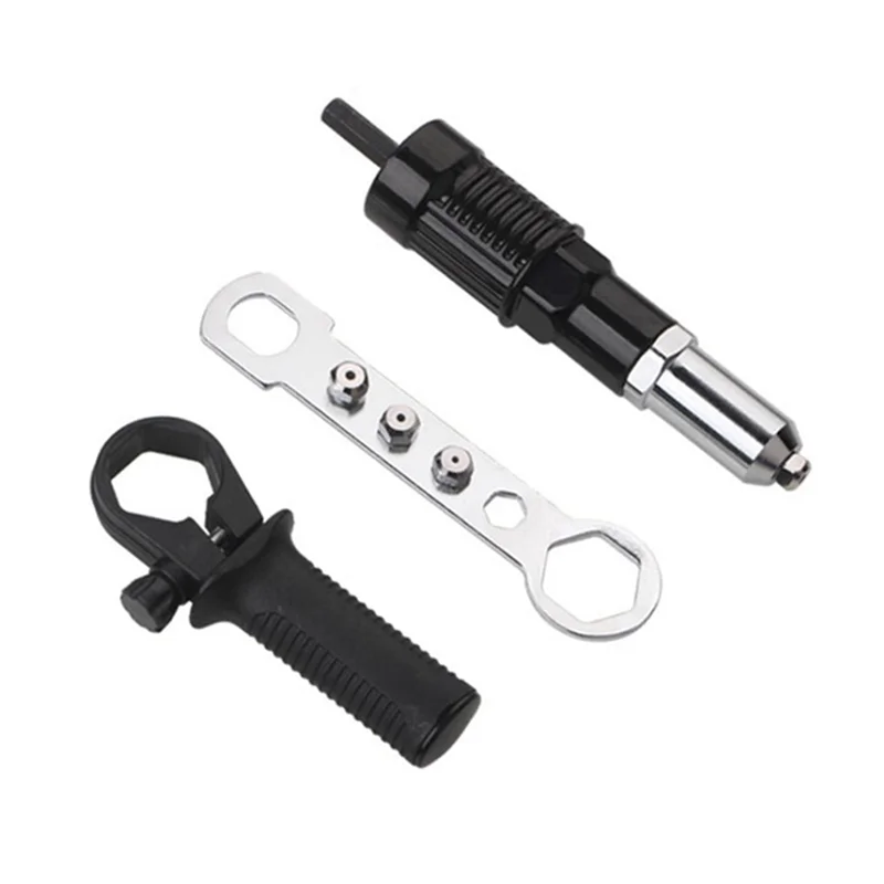 【Popular】Rivet Adapter Set Rivet Adapter Electric Riveter Accessories For Riveting Inserts 2.4, 3.2, 4.0, 4.8