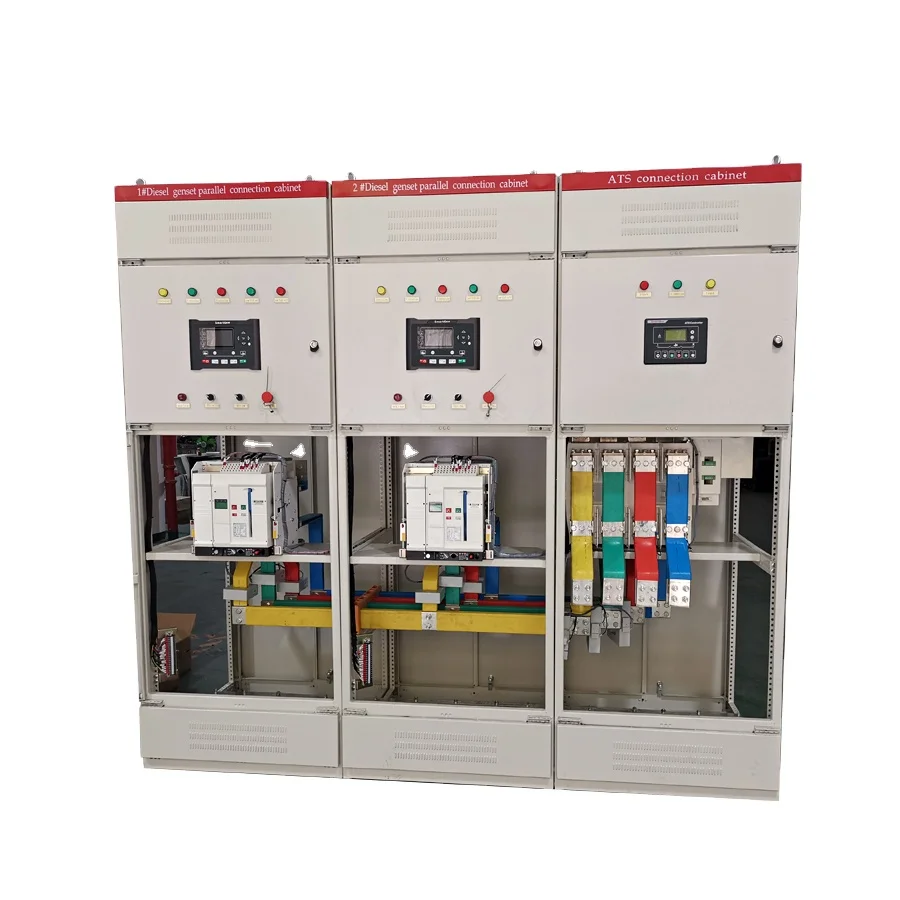 Genset parallel control cabinet generator synchronizing panel customized switches can be selected from Chint