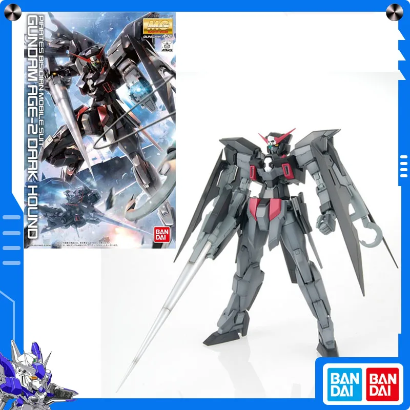

Original Bandai Master Grade Kit Gundam AGE 1/100 MG Gundam AGE-2 Dark Hound Anime Action Figure Assembly Model Collect Ornament