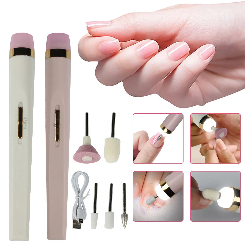 New Portable Electric Nail Drill Machine Manicure Milling Cutter Set Nail Files Drill Bits Gel Polish Remover Tools