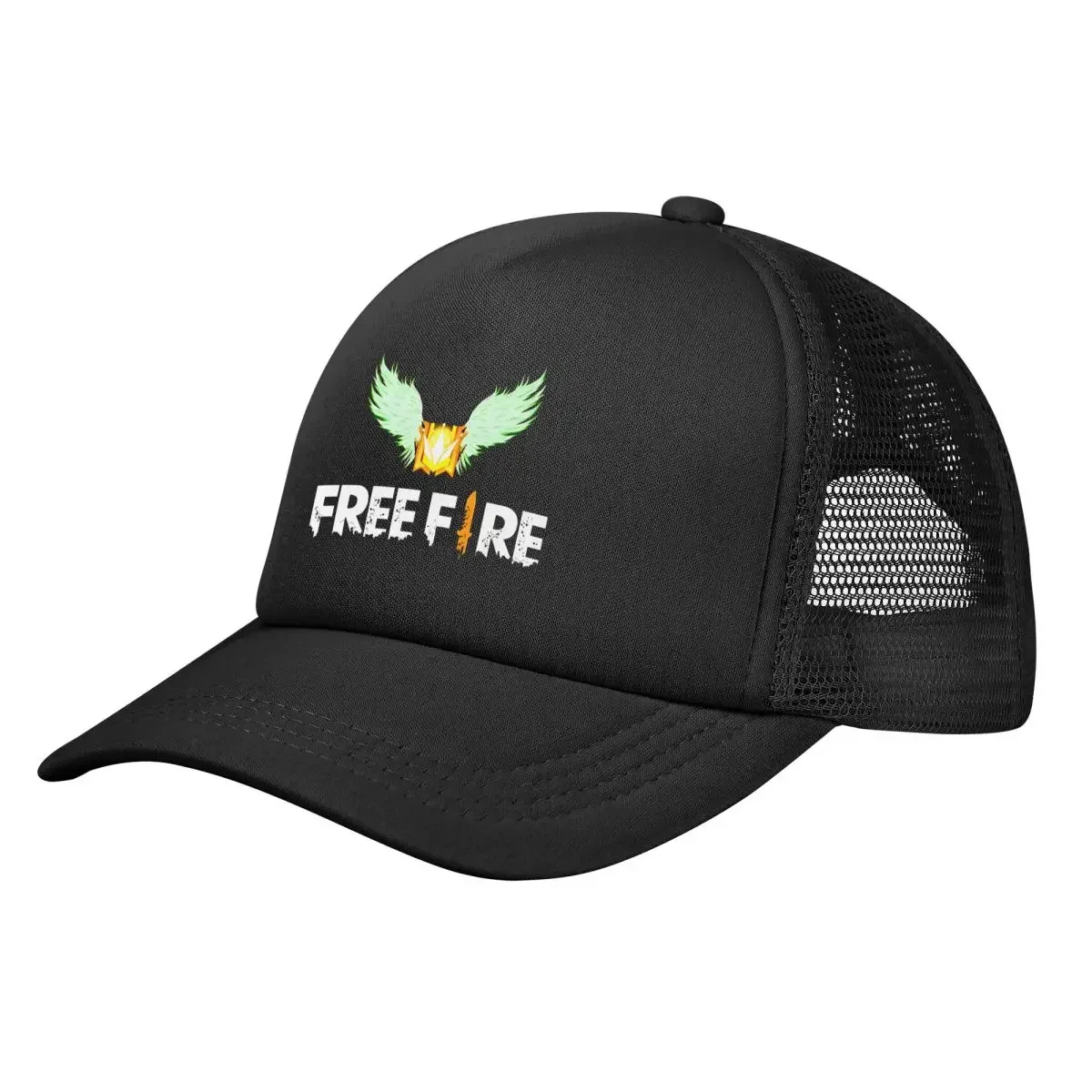 Free-Fire Shooter Mesh Baseball Caps Adult Popular Sun Hat Game Dad Hat Adjustable Snapback Caps Golf Hats Summer Trucker Hat