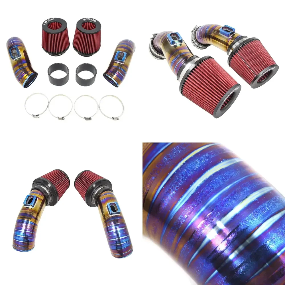 【2026 Hot Selling】 Air Intake Kit for F10 M5 F12 M6 S63TU 2012-2017 Titanium Air Intake