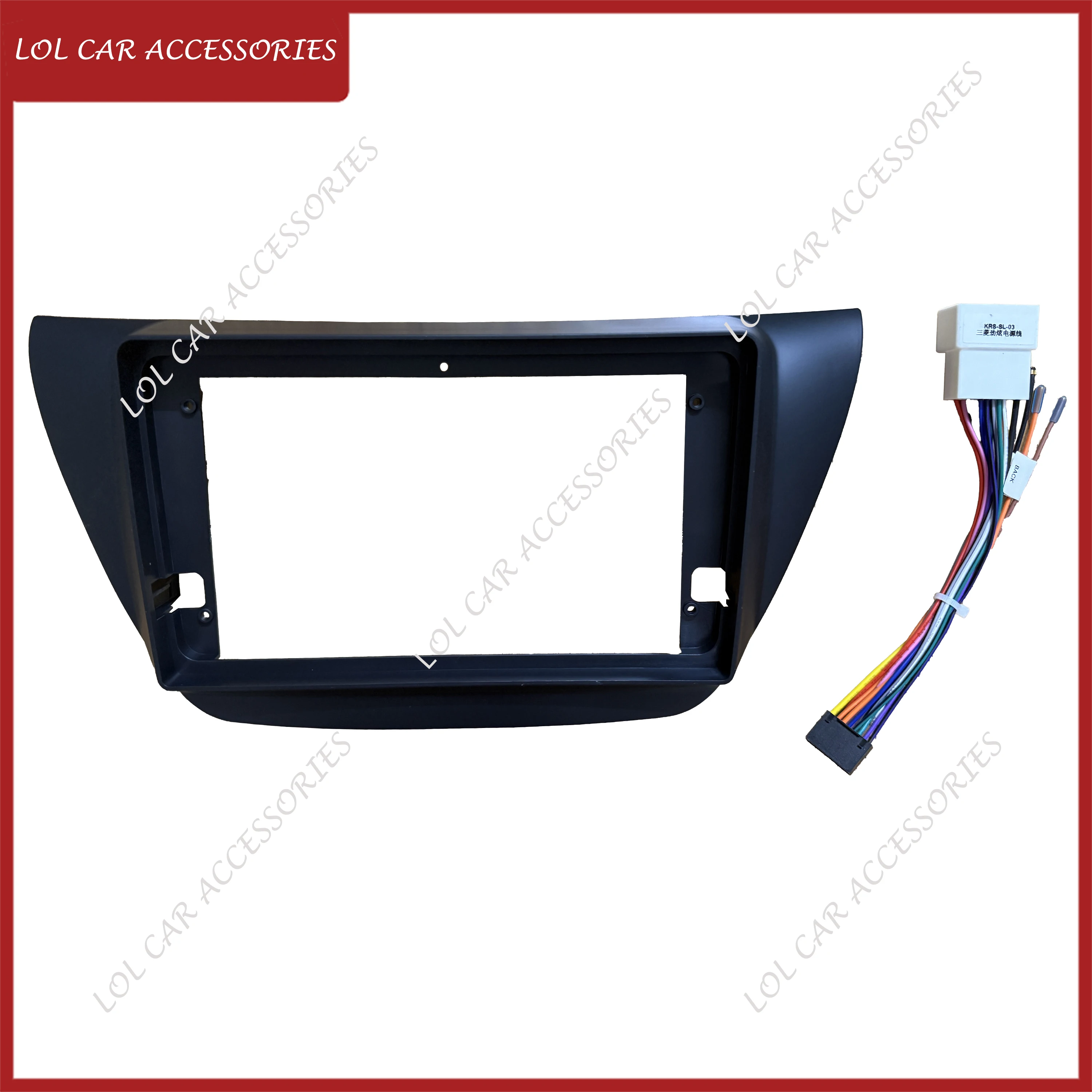 9 Inch Car Radio Fascias For MITSUBISHI Lancer IX 2005-2008 Stereo Dash Panel Frame 2 Din DVD GPS MP5 Android Player Cover