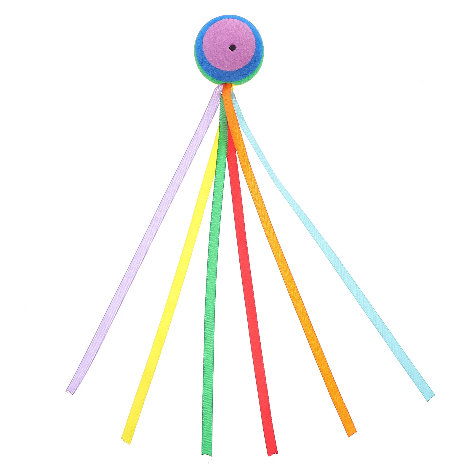 เสาอากาศรถยนต์ตกแต่ง ดีไซน์ทรงลูกบอลสีรุ้ง วัสดุทนทานสำหรับสัตว์เลี้ยง ไม่ต้องใช้เครื่องมือ ใช้ได้กับรถยนต์ทุกประเภท