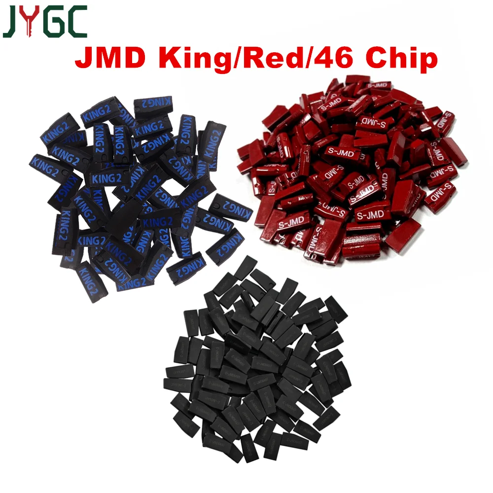 10 pz/lotto JMD Super Red Chip/King Blue chip ID46/47/48/4C/4D/T5/G Chip chiave auto Transponder per E-Baby/Handy Baby 2/Handy Baby 3