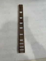 Rosewood Fretboard with White Acrylic Inlayed Guitar Fingerboard, Comfortable Neck Parts, DIY, 24.75 Inch, 22 Fret