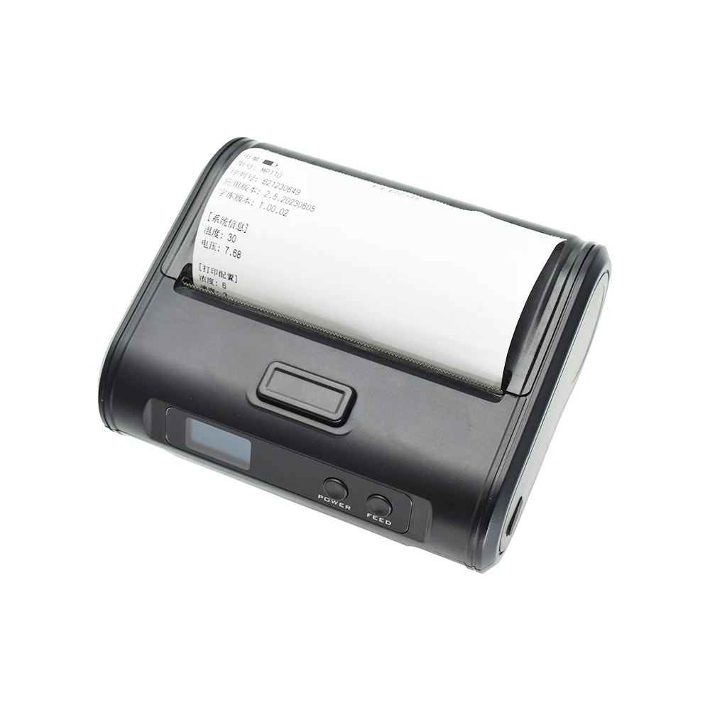110mm 4inch Portable MINI Mobile Printer Wireless  Blue Tooth
