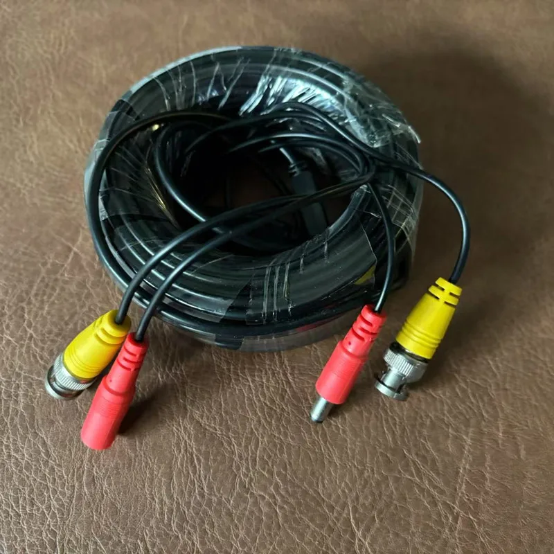 BNC Cable For CVBS CCTV DVR Camera Recorder System Accessories Video Cable DC Power Security Surveillance BNC Extension Cable
