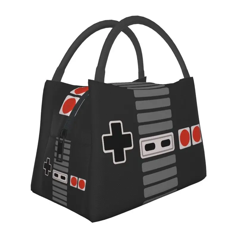 

Game Controller Insulated Lunch Bags for Women Joystick Controller Resuable Cooler Thermal Bento Box Hospital Office