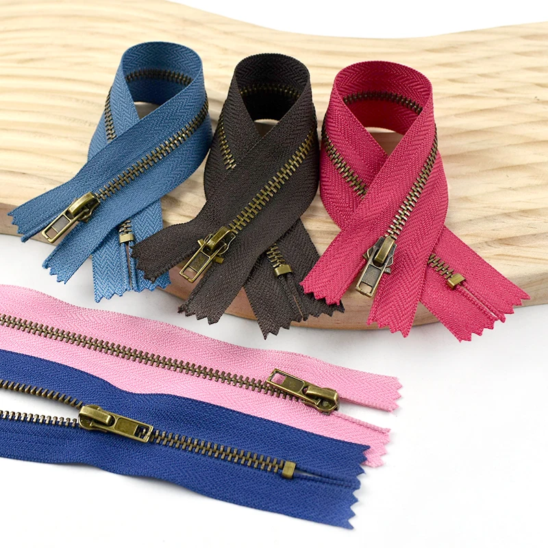 2/3/5P 3 # 5 # 20 سنتيمتر الخياطة المعادن سستة الملابس السراويل إغلاق البريدي معطف جيب الديكور البريدي إصلاح أطقم DIY بها بنفسك الملابس والاكسسوارات #5