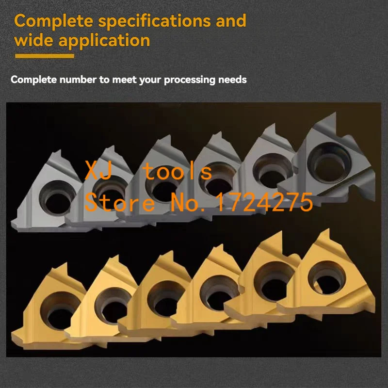 

16ER 16IR 8UN 10UN 12UN 14UN 16UN 18UN 20UN 24UN Numerical Control Lathe Carbide Inserts Threaded Blades Cutting Tools