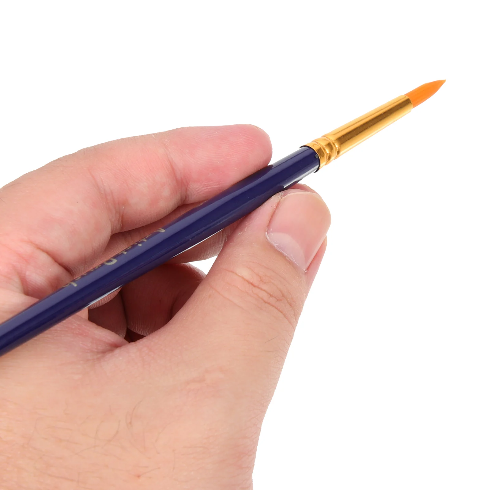 

Paint Brushes Oil Set Accessory Ergonomic Artist Major Practicing Blue Daily Child