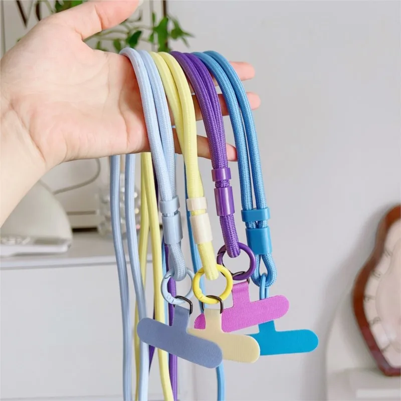 الملونة قابل للتعديل طويل الحبل DYM الهاتف الخليوي المحمول الحلوى بلون Crossbody قلادة مكافحة خسر حزام للهاتف العالمي #2