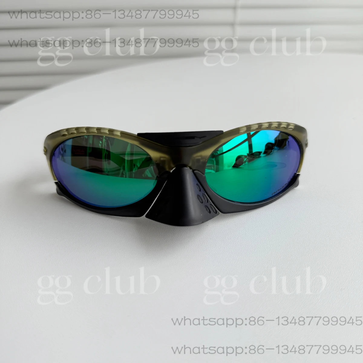 

Hawk's Beak Sports Running Cycling Polarized UV Protection Sunglasses Y2K Style Thick Mountain Climbing Sunglasses