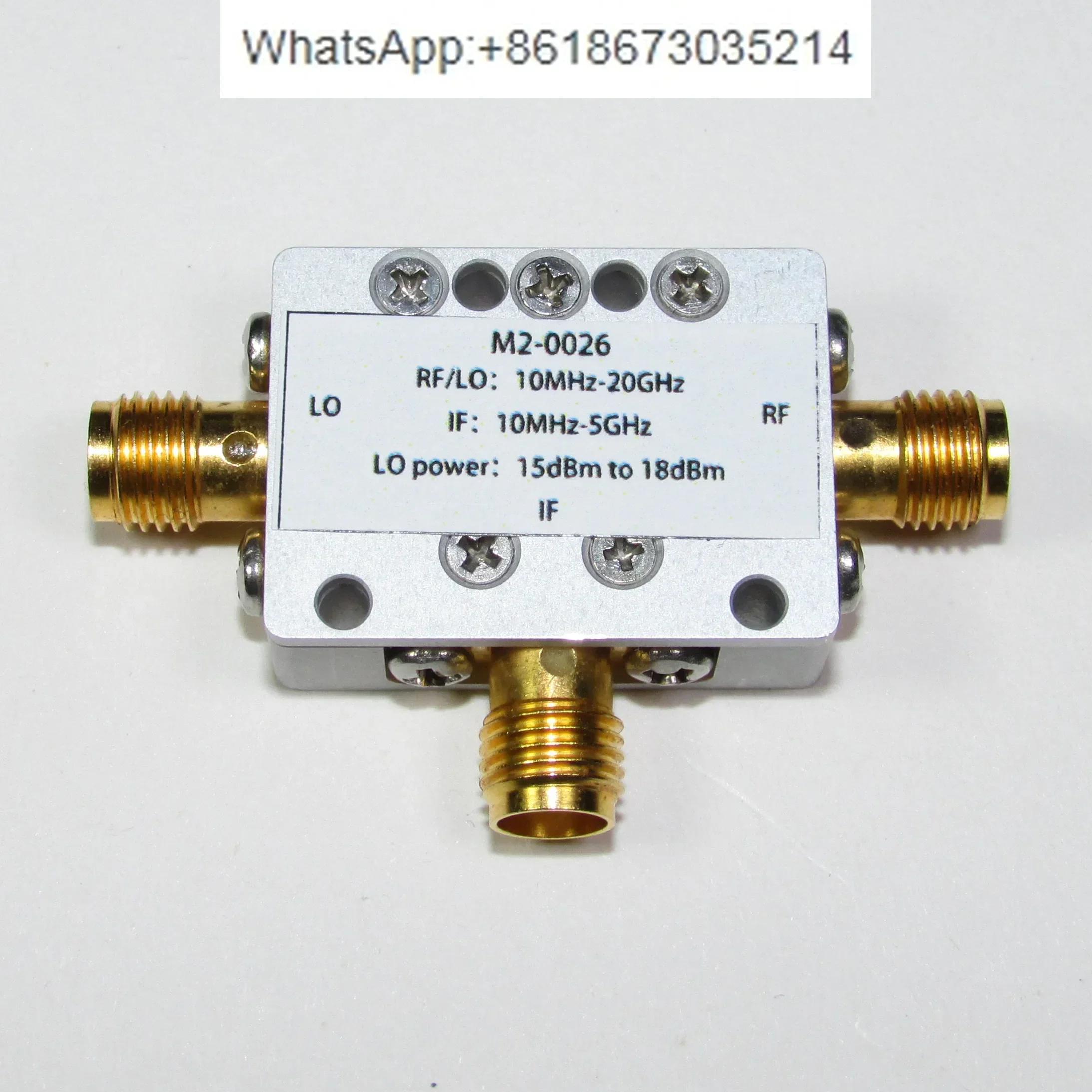 M2-0026LP 10MHz-20GHz SMA RF Microwave Coaxial Wideband Triple Balanced Mixer