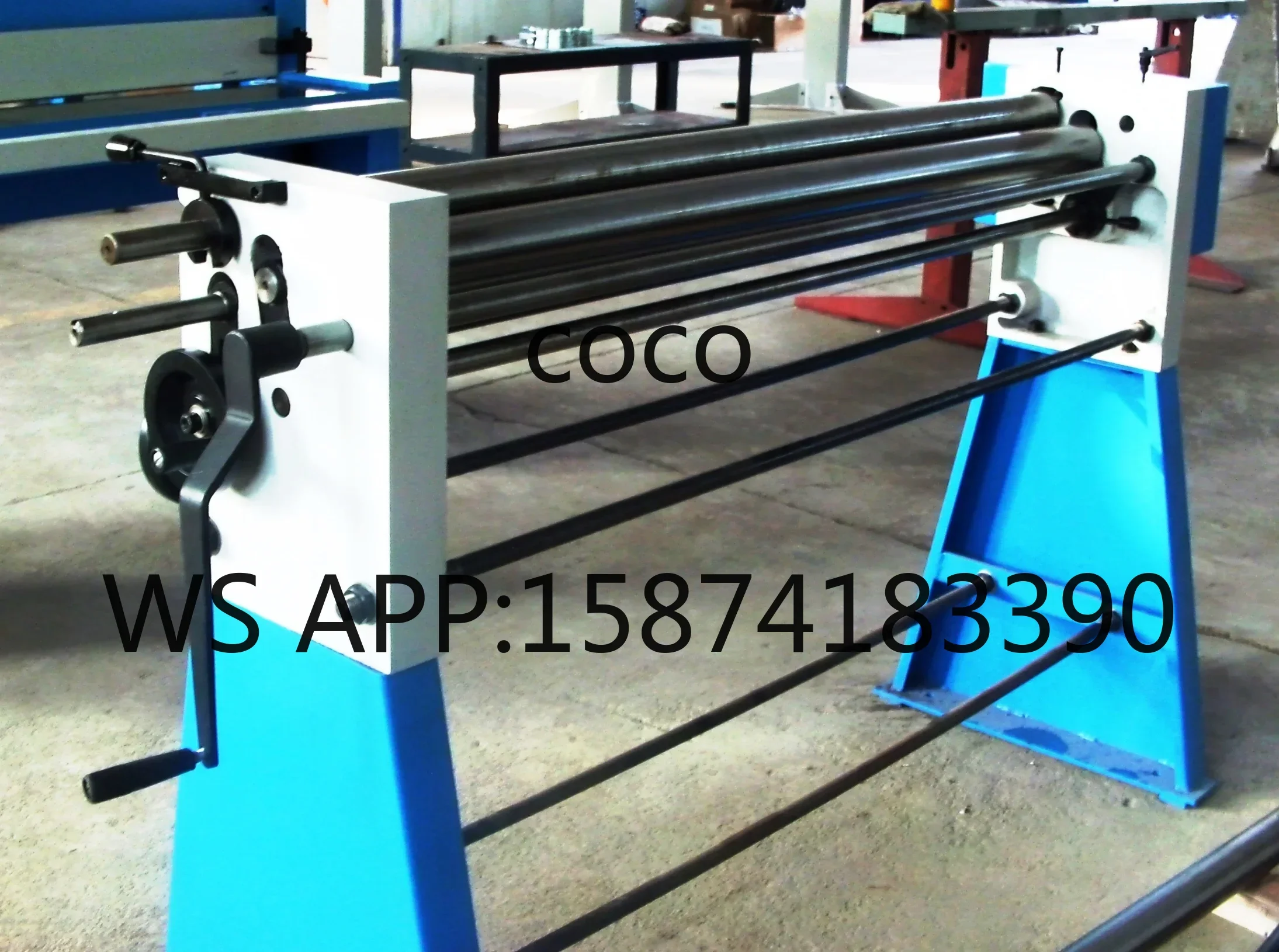 Factory Price Manual 3 Roller Slip Rolling Machine Sheet Metal Plate Bending Roller Machine