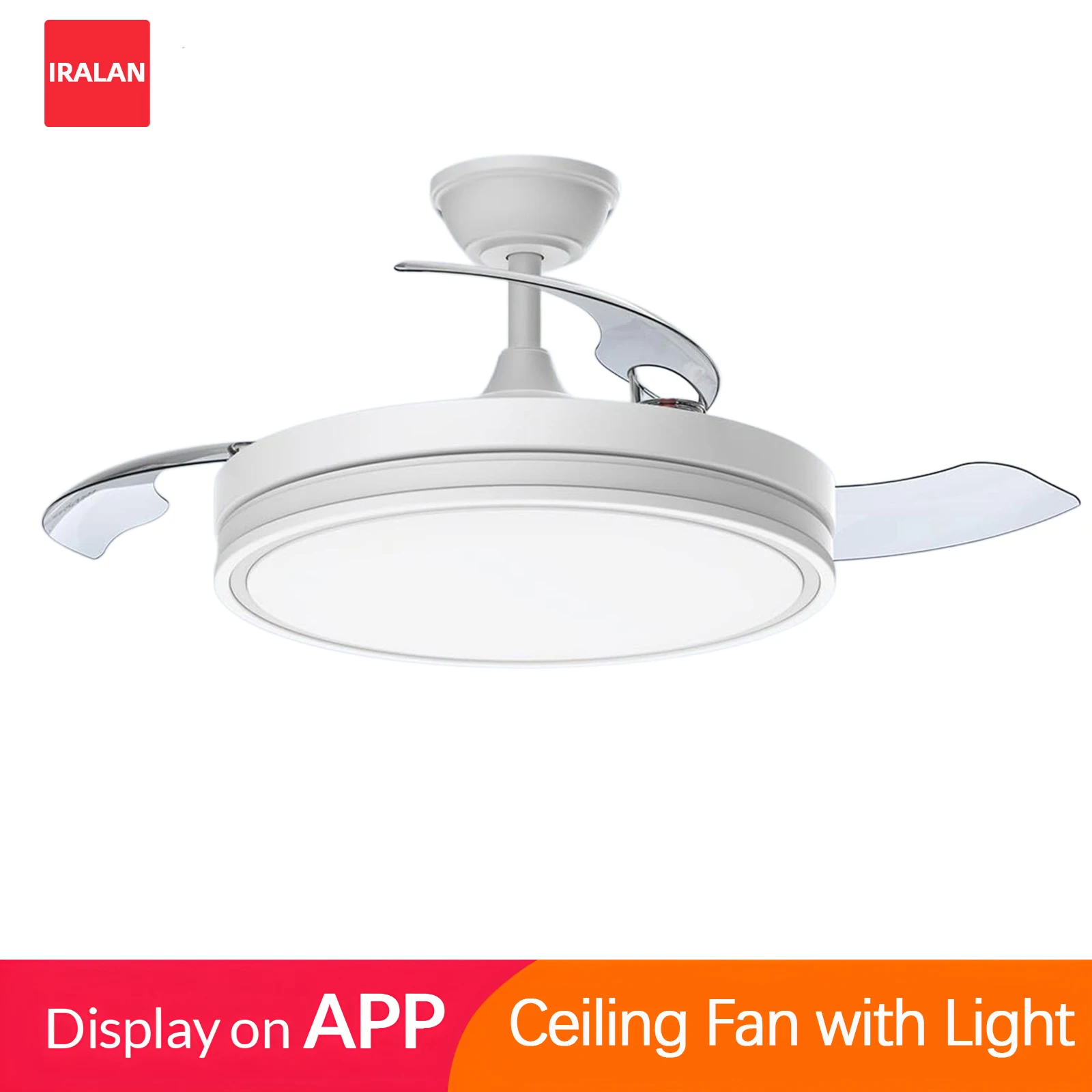 Moderne LED ventilateur de plafond ventilateurs avec lumières télécommande chambre décor ménage ventilateur lampe Air lames invisibles ventilateur silencieux