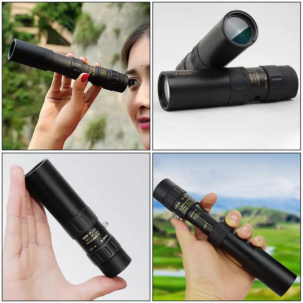 1Pcs High Definition Monocular Telescope Hd Portable Single Tube Zoom Lens for Bird Watching Hiking Hunting Concerts Outdoor