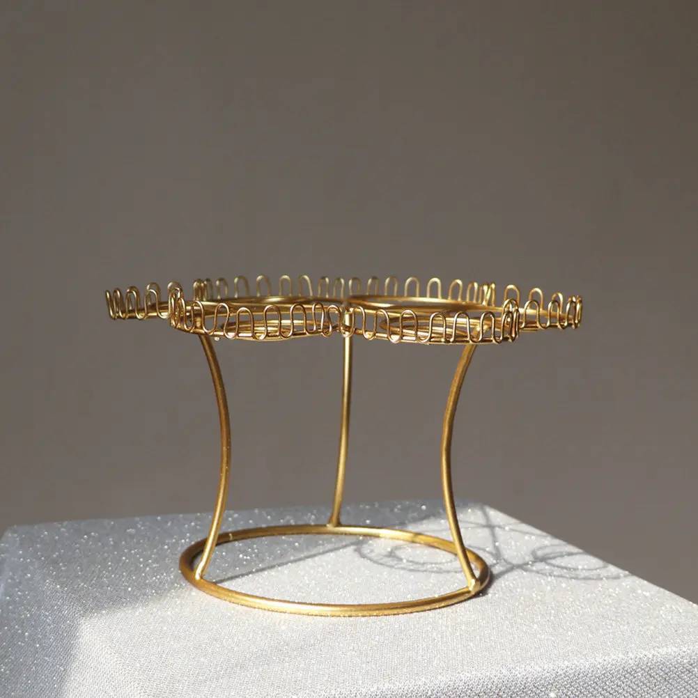 

Металлическая подставка для вафельных рожков на 6 мест в европейском стиле, держатель для хрустящих рожков, подставка для десертов, держатель для мороженого, 1 шт.