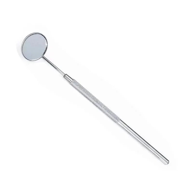 Miroir de laboratoire dentaire en acier inoxydable, outil de soins d\'hygiène buccale, perfect, bureau dentaire, outils développe dentaire, 16cm