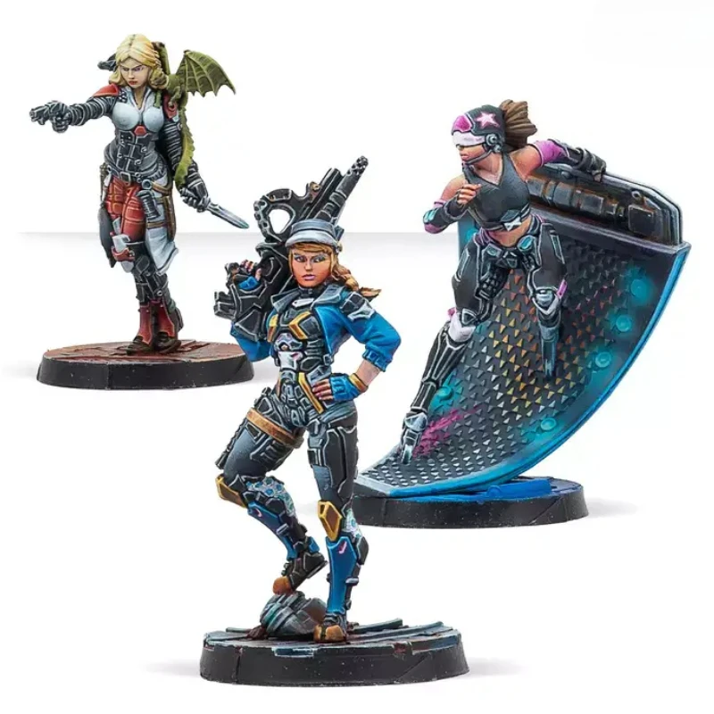 25mm Base Diecast Resin Assembled Model Kit War Game Chess Dire Foes Mission Pack Blocking Zone Unassembled Unpainted