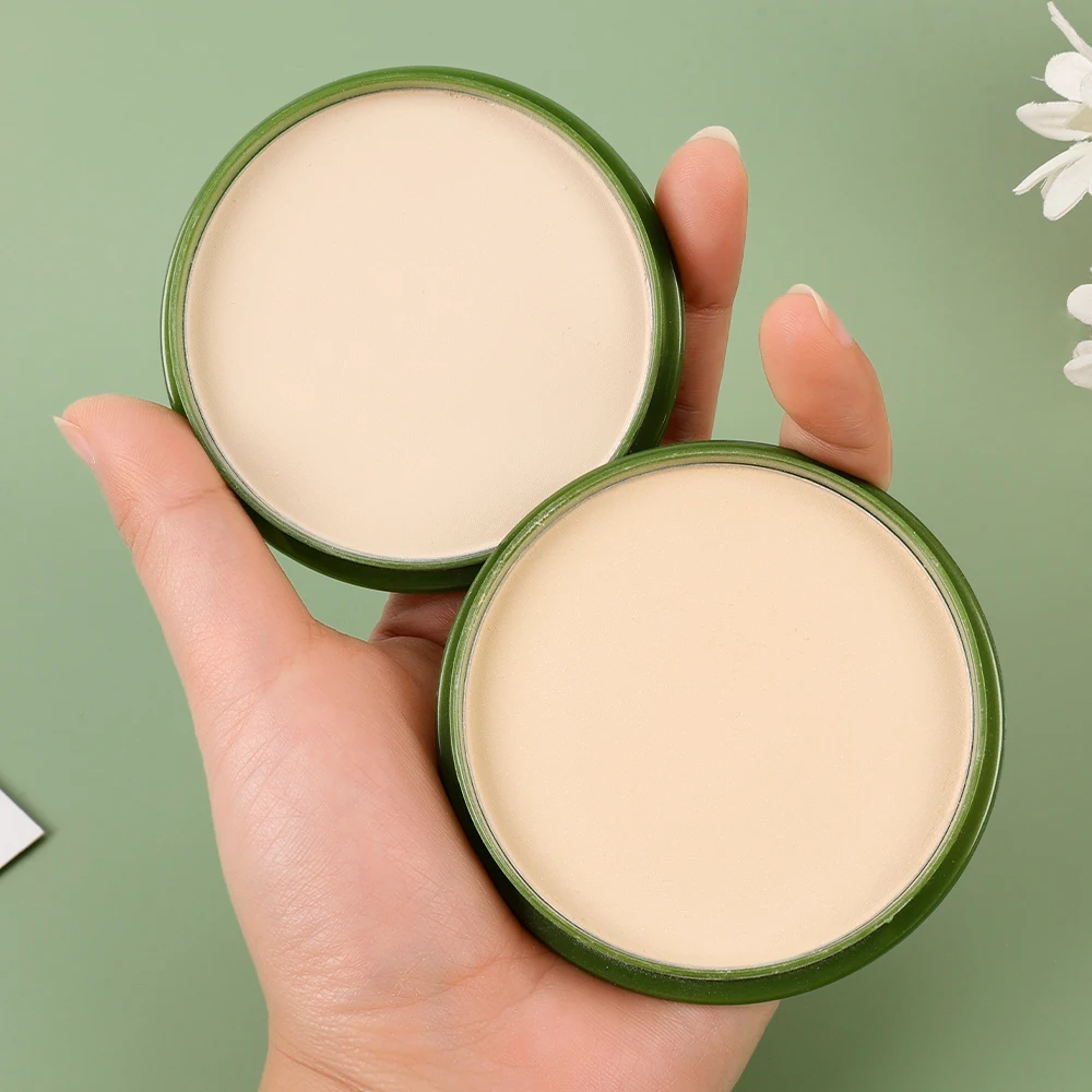 Aloe Vera Face Powder, alisamento, pressionado, impermeável, hidratante, corretivo, iluminar, base, maquiagem facial, cosméticos, 99%