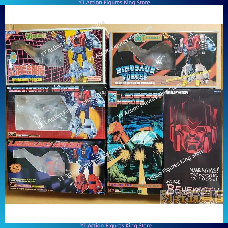 In Stock Transforming Toy NA_NEWAGE H56 Sludge EX Transparent Original G2 Mirror Machine Dinosaur G1 Collection Gift