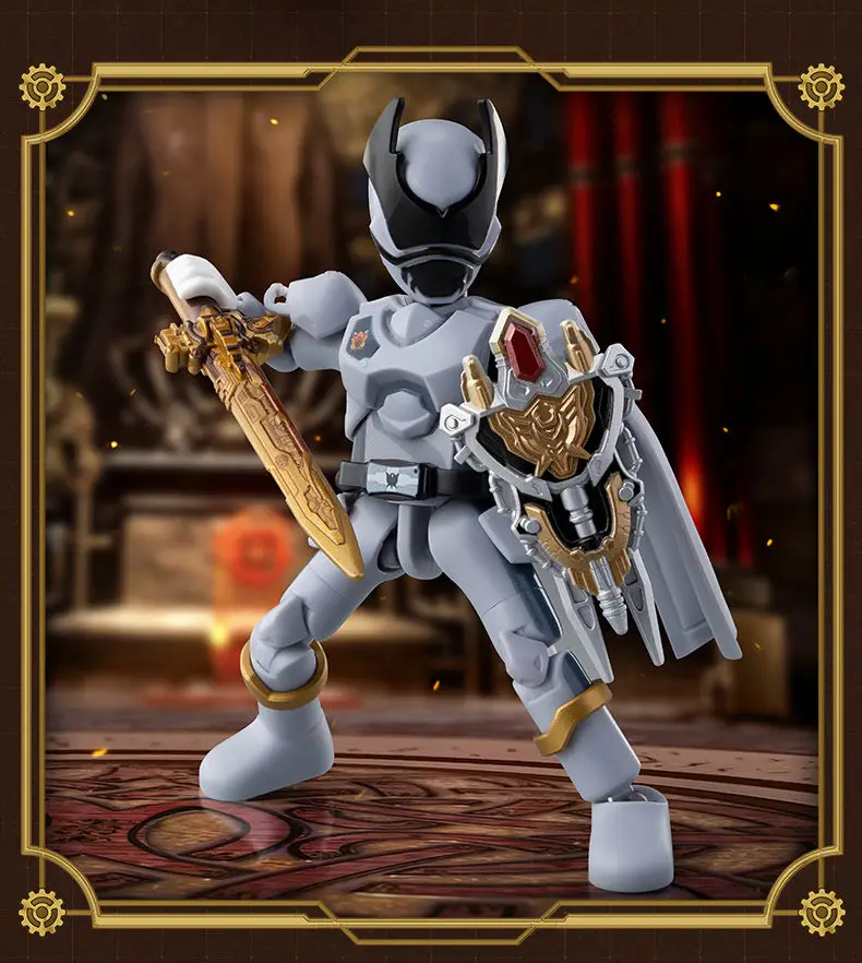 1/9 Stück Blokees Super Sentai Galaxy Version 1 Ohsama Sentai King-Ohger Kuwagata Tombo Kamakiri Ohger Zusammengebautes bewegliches Spielzeug – Detail 19
