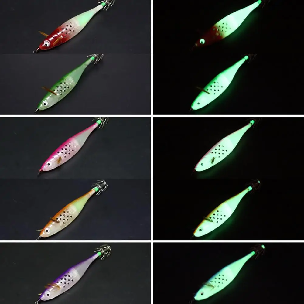 Exquisite Wood Shrimp Bait Vivid Artificial Ultralight Good Toughness Shrimp Bait