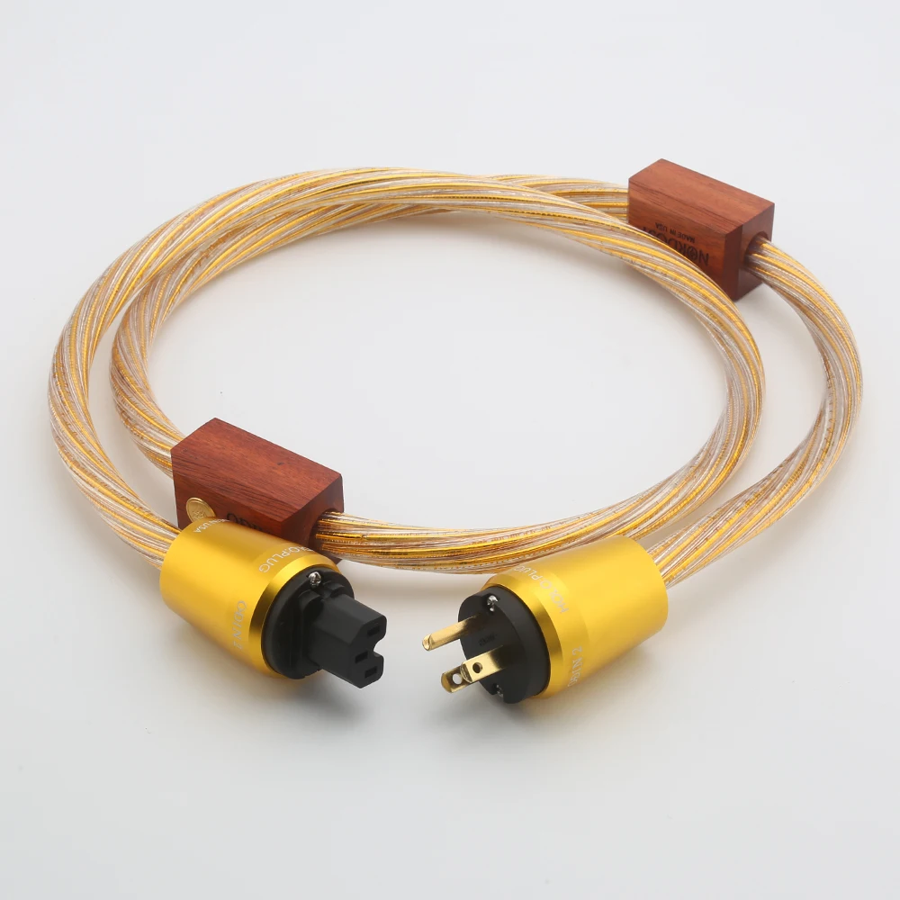 Nordost  Odin Gold Hifi Power Cord Audio High Fidelity Fever Power Cable Schuko Version Power Line