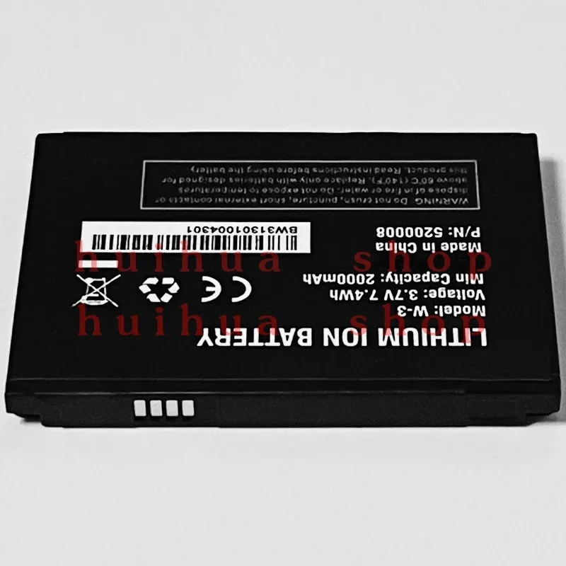 2000mAh W-3 3.7V WIFI Router Hotspot Modem phone battery For netgear Sierra AirCard 760S 762S 763S 785S 4G LTE Wi-Fi Router zm