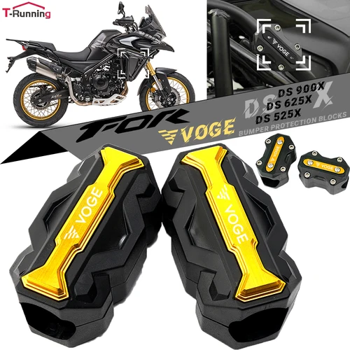 Para VOGE DS625X DS900X DS525X DSX625 900 625 525 dsx DSX900 2023-2025 protector de parachoques de motor de motocicleta bloque decorativo