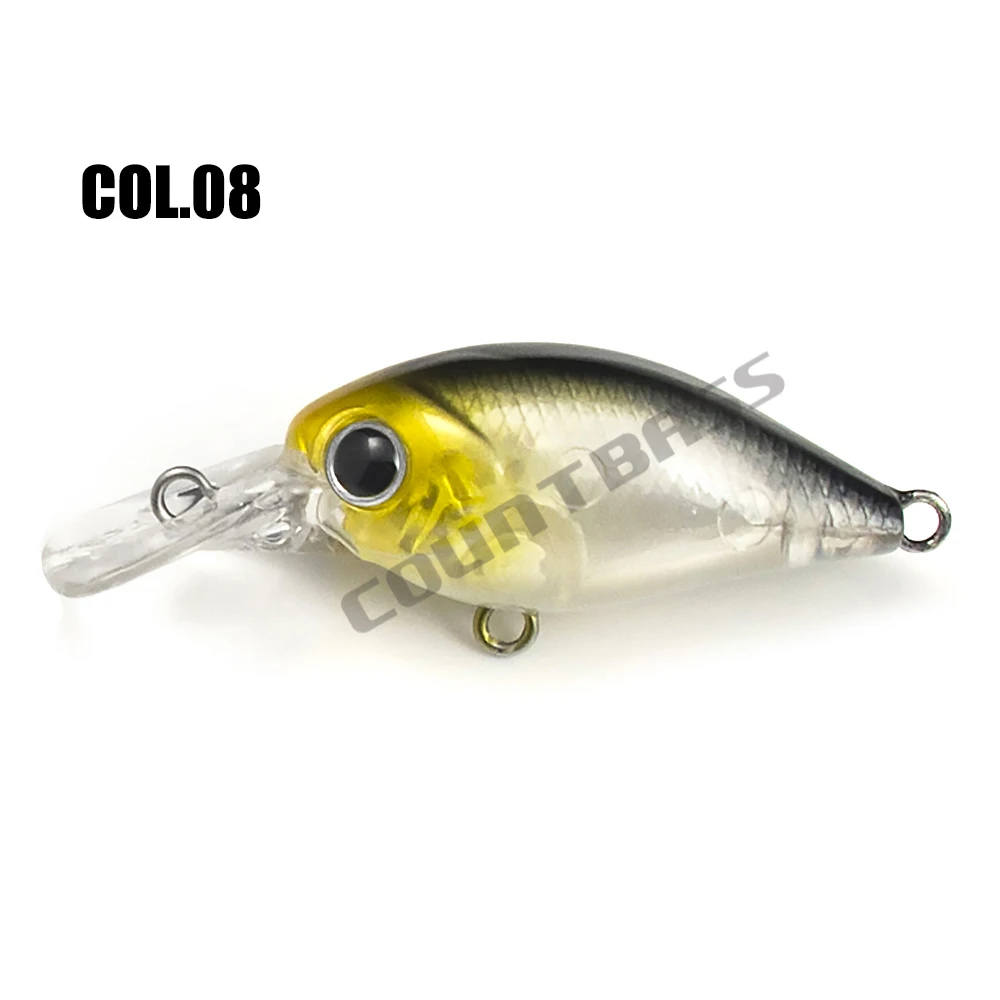 Countbass Kurbelköder, 37 mm 1-29/64 Zoll 4,5 g 5/32 oz. Dive 1,5 m 5' Kunststoff-Hartköder schwimmende Angelköder, Kurbelköder, Wobbler
