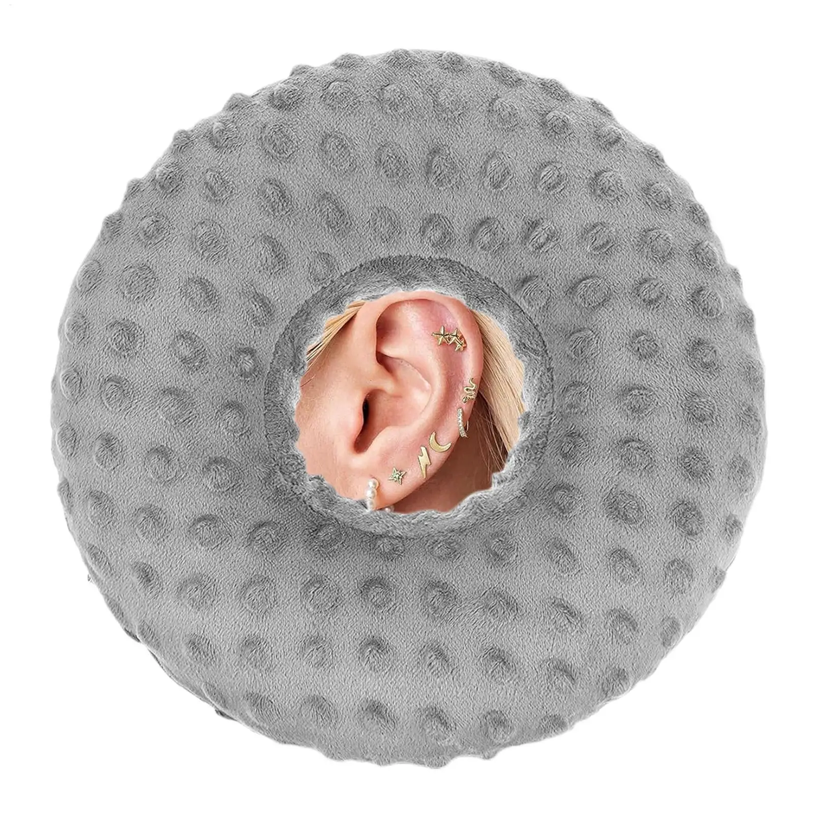 Ear Pillow Comfortable Ear Piercing Relief Ear Piercing Pillow Breathable Portable Pillow with Ear Hole Side Sleepers Accessorie