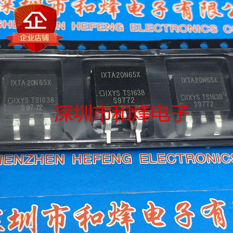10PCS IXTA20N65X TO-263 650V 20A em estoque 100% novo e original