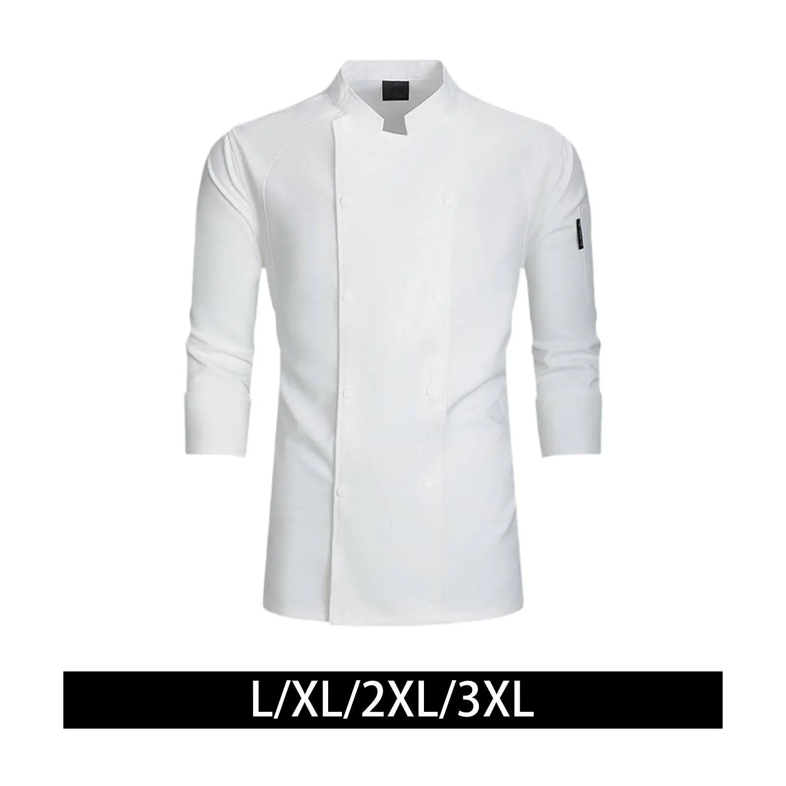 Chef Coat Lightweight for Men Waiter Waitress Apparel Breathable Chef Costume